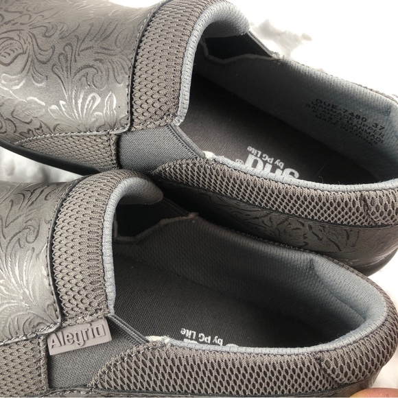 Alegria Duette Aged Ash Gray Shoes 7 EU 37 - Picture 6 of 9